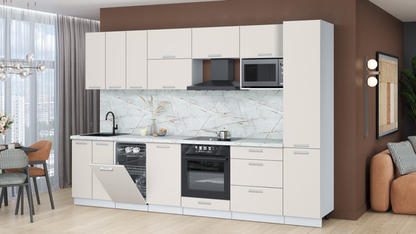 Кухонный гарнитур Интерлиния Мила Лайт 3.1-ПМ4 