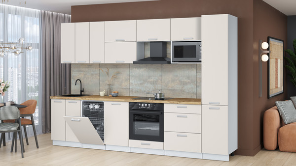 Кухонный гарнитур Интерлиния Мила Лайт 3.1-ПМ4 