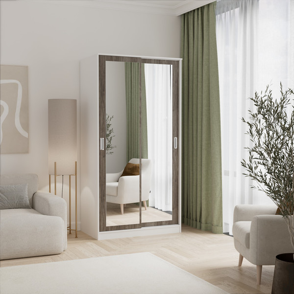 Шкаф-купе Кортекс-мебель Лагуна ШК01-02