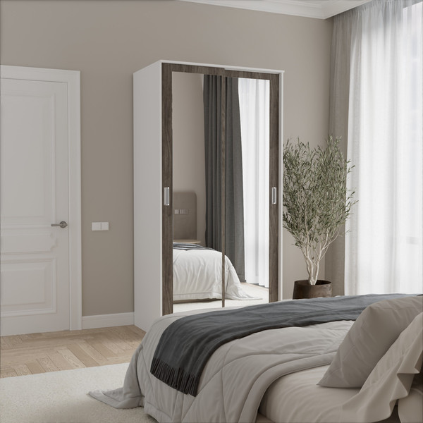 Шкаф-купе Кортекс-мебель Лагуна ШК01-02