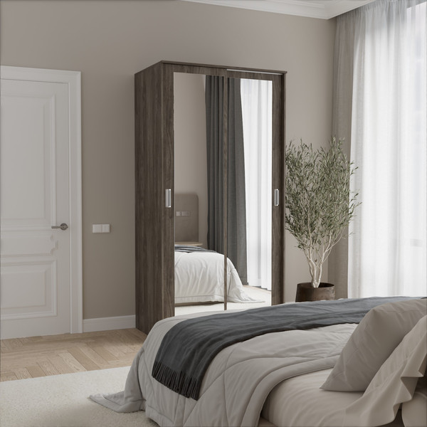 Шкаф-купе Кортекс-мебель Лагуна ШК01-02