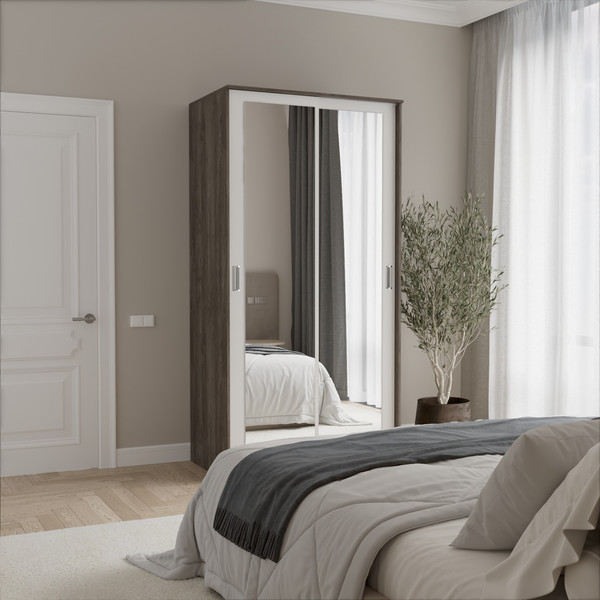 Шкаф-купе Кортекс-мебель Лагуна ШК01-02