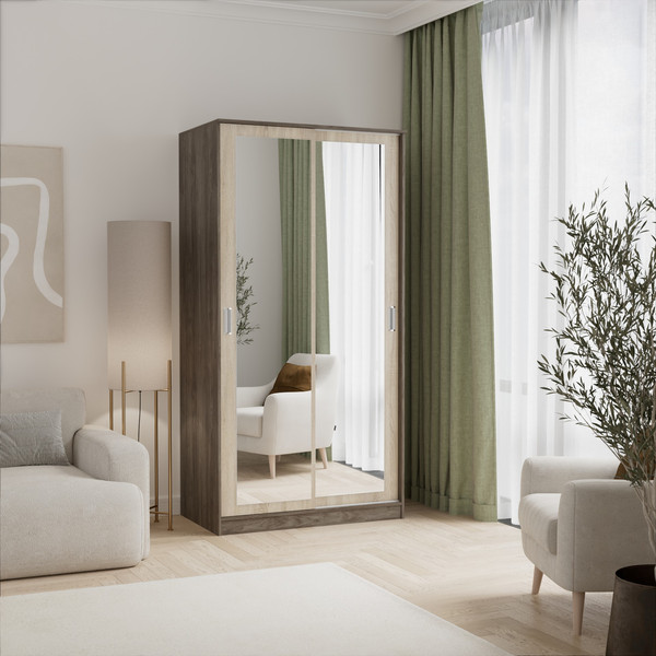 Шкаф-купе Кортекс-мебель Лагуна ШК01-02