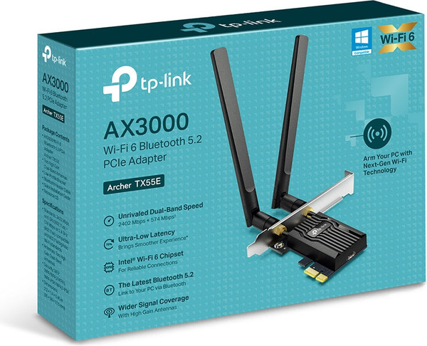 Wi-Fi/Bluetooth-адаптер TP-Link Archer TX55E
