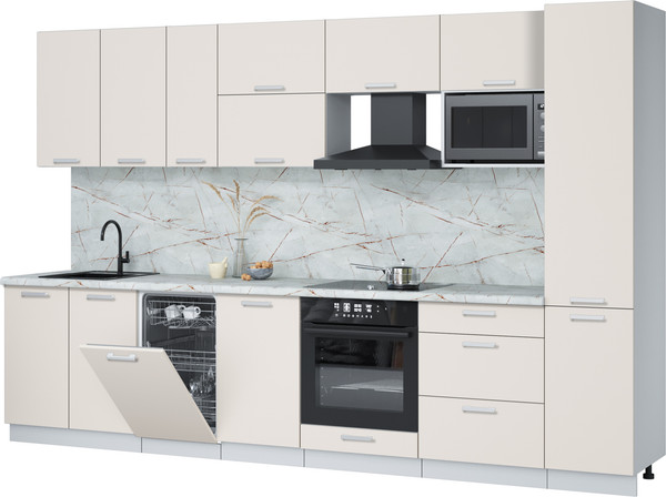 Кухонный гарнитур Интерлиния Мила Лайт 3.3-ПМ4  - фото