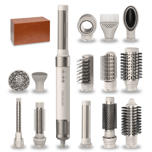 Мультистайлер Cecotec CeramicCare 14 в 1 AirGlam Champagne / 252 - фото