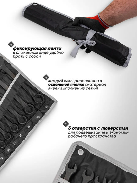 Набор ключей Sigmatool Sigmatool-5261DP+1 Black / 63600