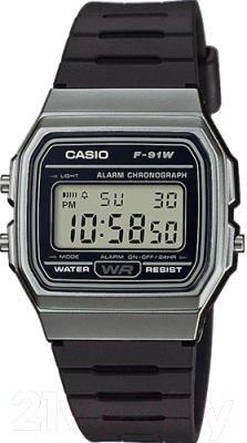 Часы наручные мужские Casio F-91WM-1BEF - фото