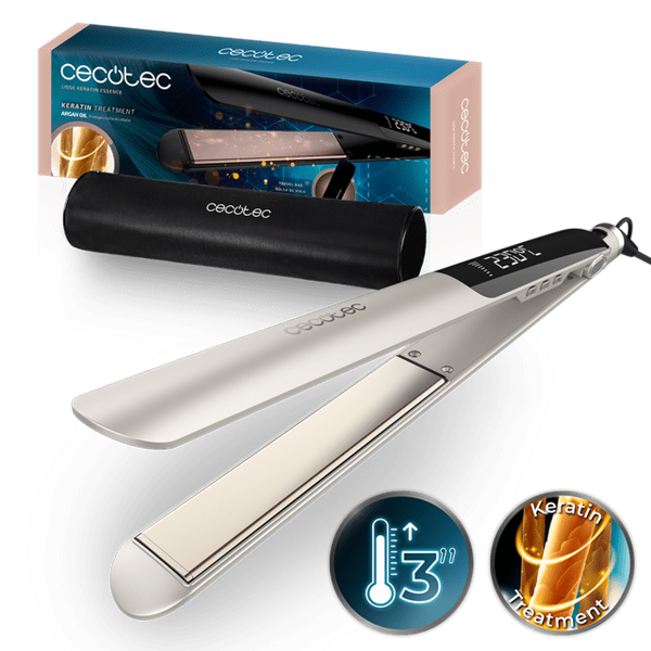 Выпрямитель для волос Cecotec Lisse Keratin Essence Champagne / 110363