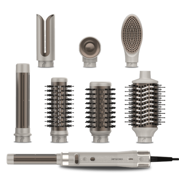 Мультистайлер Cecotec CeramicCare 8 в 1 AirGlam Gyro Champagne / 112528 - фото