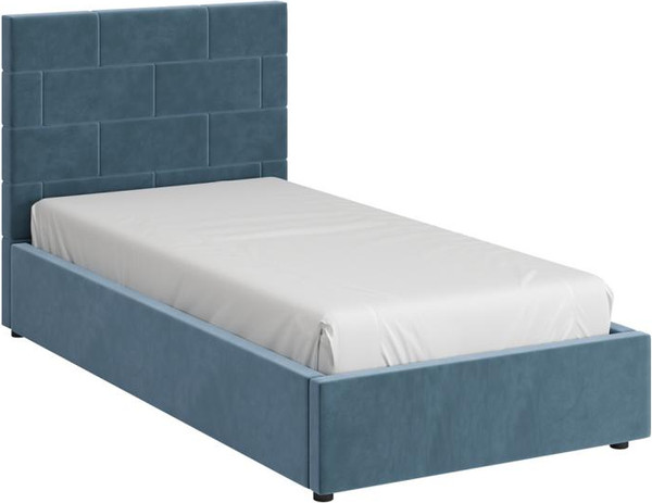 Односпальная кровать Bravo Мебель Тайм 90х200 с ПМ стандарт 3 вариант - фото