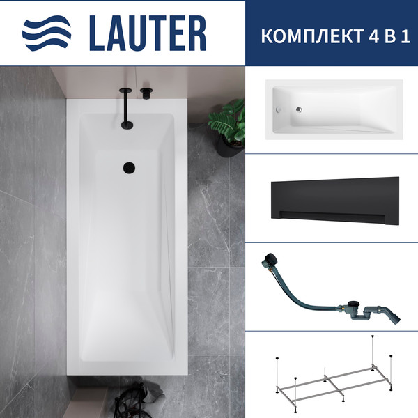 Ванна акриловая Lauter Estelle 150 / 21206050 - фото