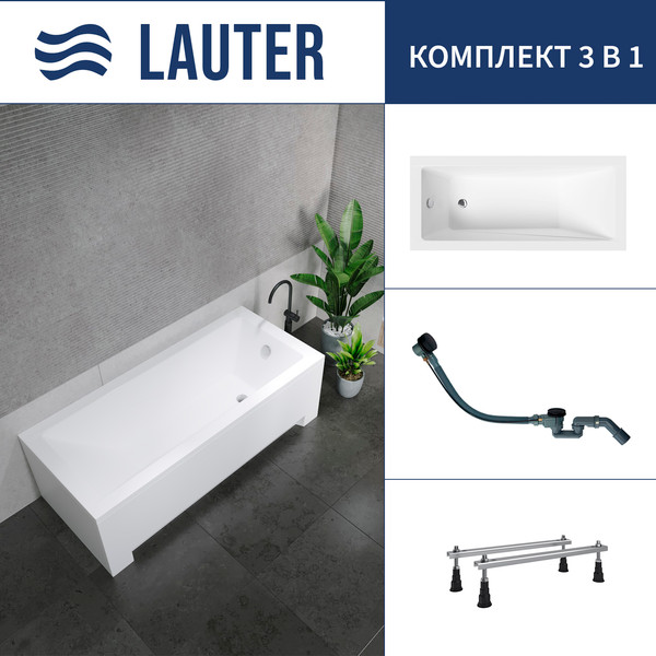 Ванна акриловая Lauter Estelle 170 / 21206070 - фото