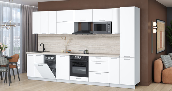 Кухонный гарнитур Интерлиния Мила Лайт 3.4-ПМ4 