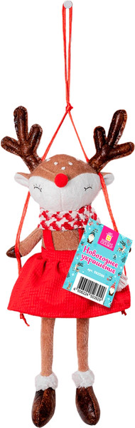 Фигура под елку Золотая сказка Олененок на качелях / 592506