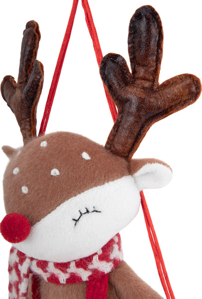 Фигура под елку Золотая сказка Олененок на качелях / 592506