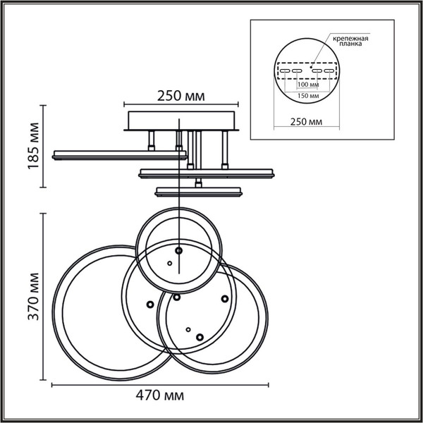 Люстра Lumion Alis Smart 8380/60CL