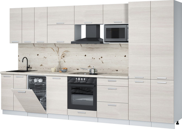 Кухонный гарнитур Интерлиния Мила Лайт 3.5-ПМ4  - фото