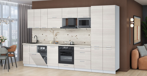 Кухонный гарнитур Интерлиния Мила Лайт 3.5-ПМ4 