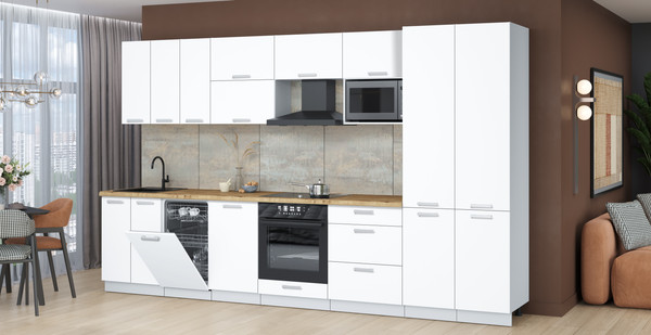 Кухонный гарнитур Интерлиния Мила Лайт 3.5-ПМ4 