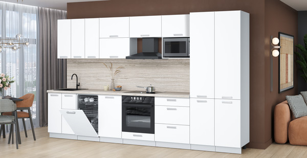 Кухонный гарнитур Интерлиния Мила Лайт 3.5-ПМ4 