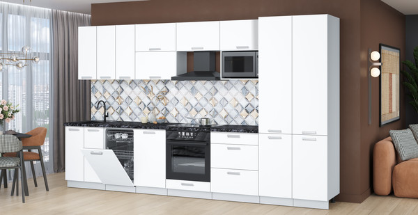 Кухонный гарнитур Интерлиния Мила Лайт 3.5-ПМ4