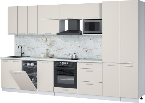 Кухонный гарнитур Интерлиния Мила Лайт 3.5-ПМ4  - фото