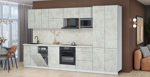 Кухонный гарнитур Интерлиния Мила Лайт 3.5-ПМ4 