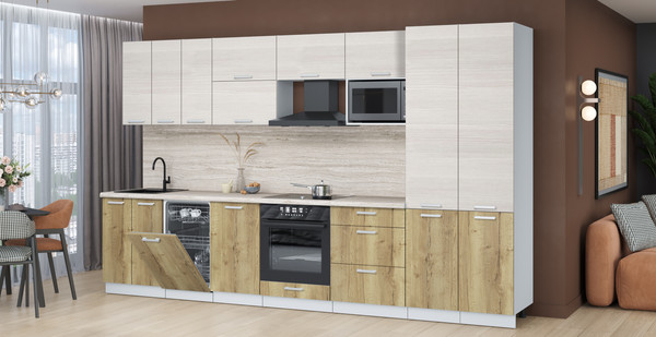 Кухонный гарнитур Интерлиния Мила Лайт 3.5-ПМ4 