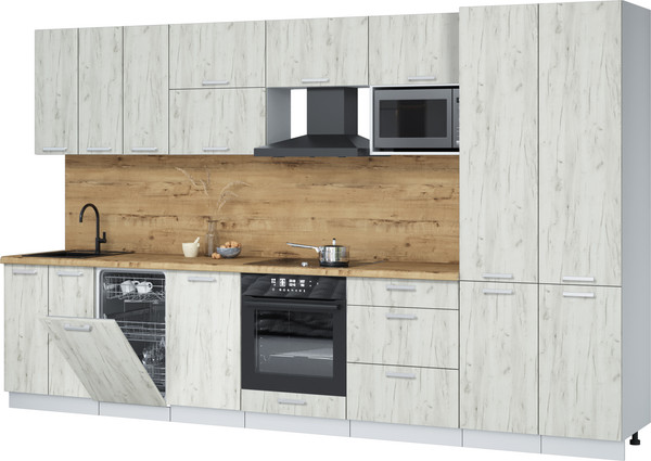 Кухонный гарнитур Интерлиния Мила Лайт 3.5-ПМ4  - фото