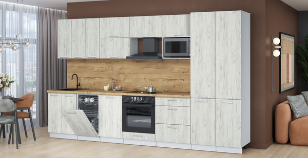 Кухонный гарнитур Интерлиния Мила Лайт 3.5-ПМ4 