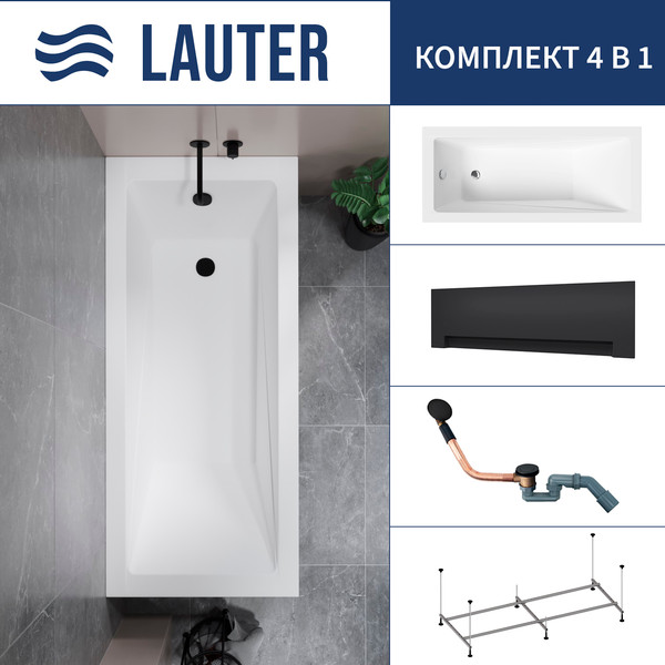 Ванна акриловая Lauter Estelle 170 / 21206070 - фото