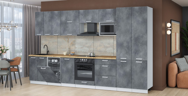 Кухонный гарнитур Интерлиния Мила Лайт 3.5-ПМ4 