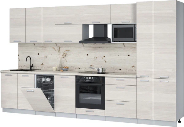 Кухонный гарнитур Интерлиния Мила Лайт 3.6-ПМ4  - фото