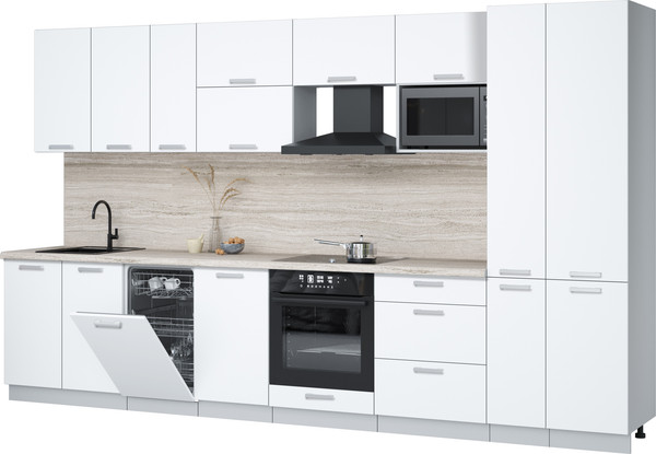 Кухонный гарнитур Интерлиния Мила Лайт 3.6-ПМ4  - фото