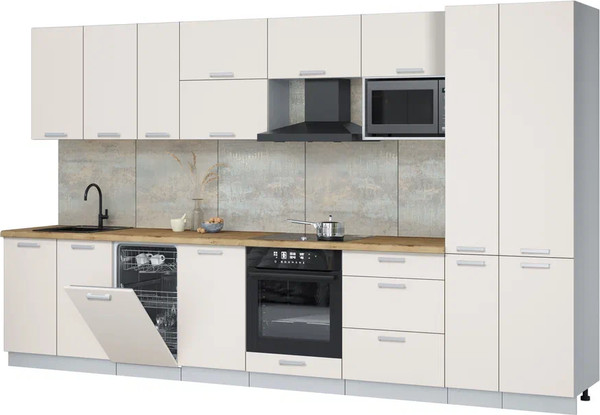 Кухонный гарнитур Интерлиния Мила Лайт 3.6-ПМ4  - фото