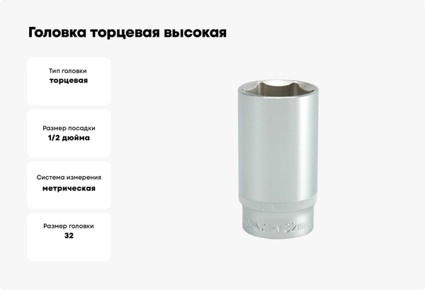 Головка слесарная Yato YT-1240