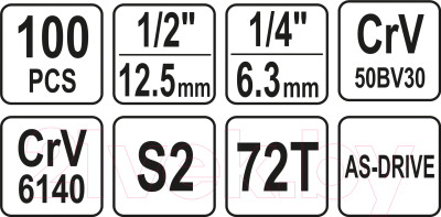 Универсальный набор инструментов Yato YT-12685