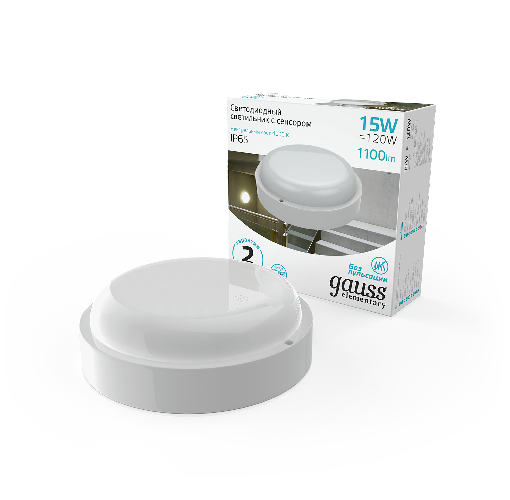 Светильник ЖКХ Gauss 126411215-S - фото
