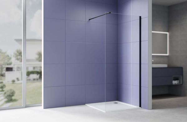 Душевая стенка Aquatek Walk in 90x200 / AQ.WI.090.1BL