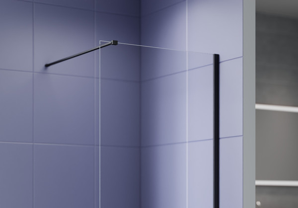 Душевая стенка Aquatek Walk in 90x200 / AQ.WI.090.1BL