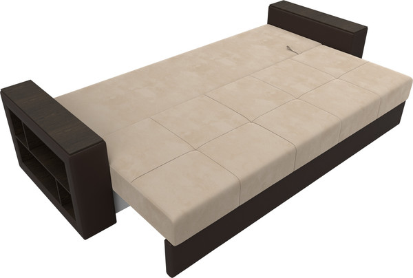 Диван Лига Диванов Дубай Лайт полки слева / 114425L