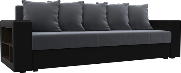 Диван Лига Диванов Дубай Лайт полки слева / 114378L - фото