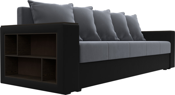 Диван Лига Диванов Дубай Лайт полки слева / 114378L