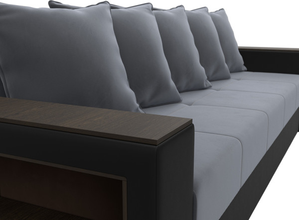 Диван Лига Диванов Дубай Лайт полки слева / 114378L