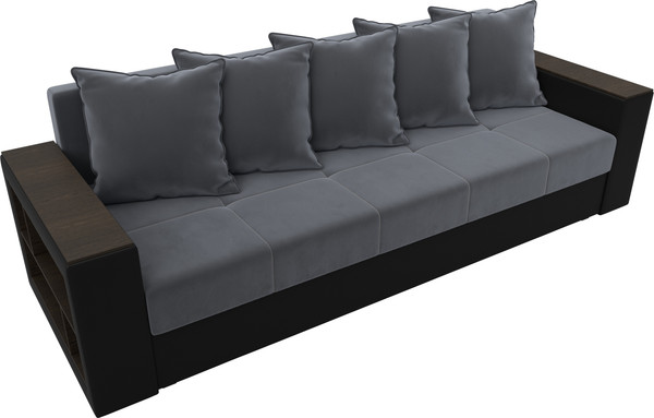 Диван Лига Диванов Дубай Лайт полки слева / 114378L