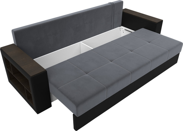 Диван Лига Диванов Дубай Лайт полки слева / 114378L