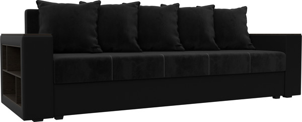 Диван Лига Диванов Дубай Лайт полки слева / 114428L - фото