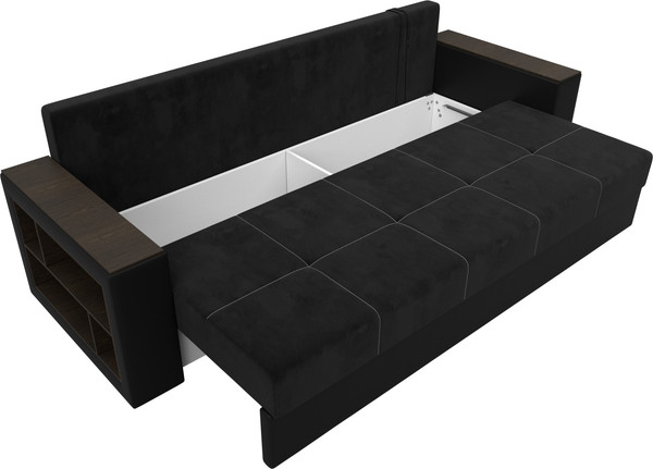 Диван Лига Диванов Дубай Лайт полки слева / 114428L