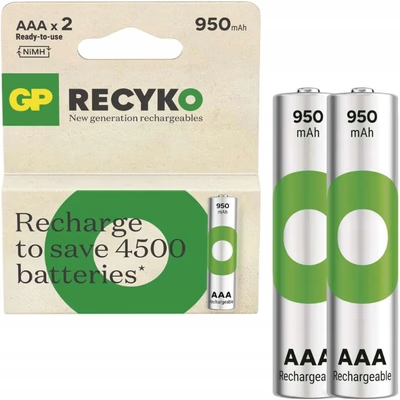 Комплект аккумуляторов GP Batteries 100AAAHCER21-2TLB2
